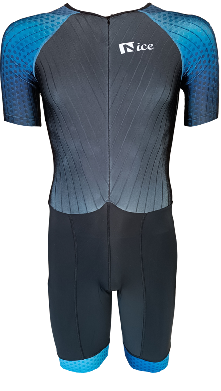 Nice Inline-Skating-Anzug blue/black short-sleeve