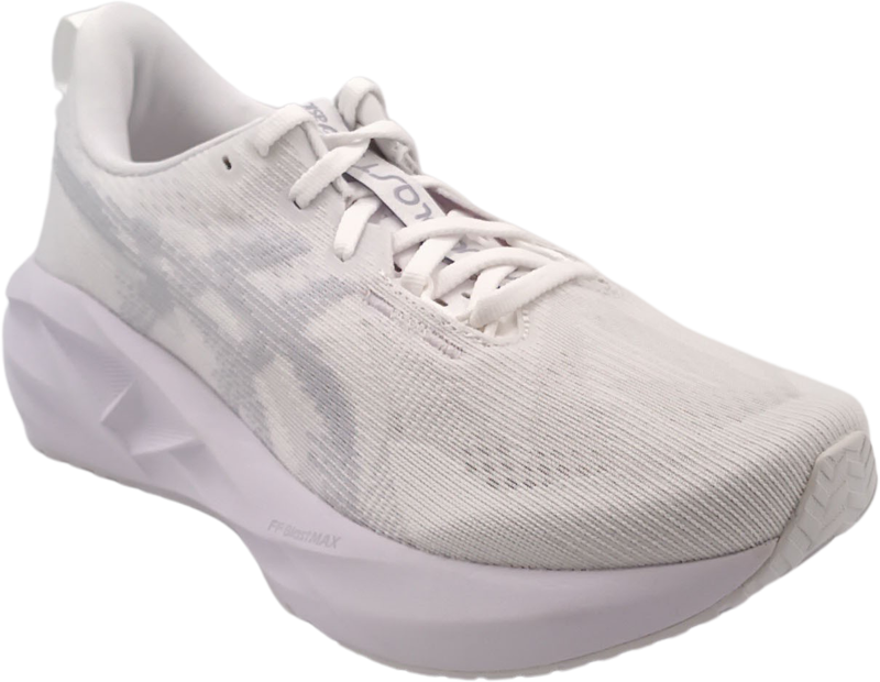 Asics Novablast 5 white/piedmont grey