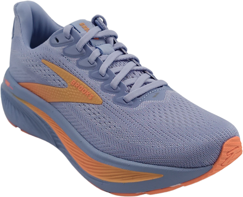 Brooks Ghost 17 blue heron/white/orange