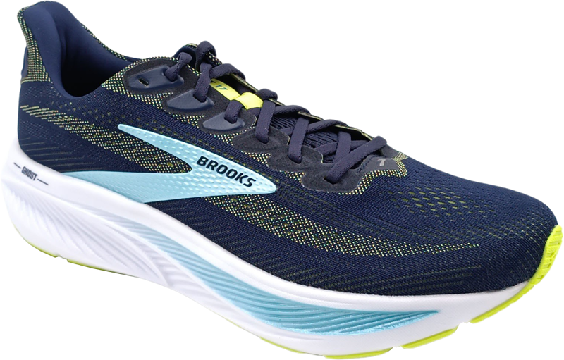 Brooks Ghost 17 peacoat/lime/blue