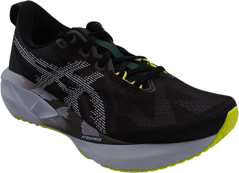 Asics Novablast 5 black/blue fade
