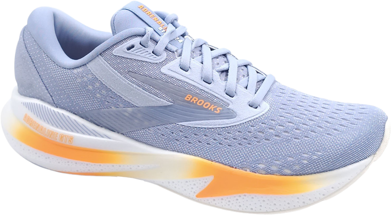Brooks Adrenaline GTS 24 blue heron/white/orange