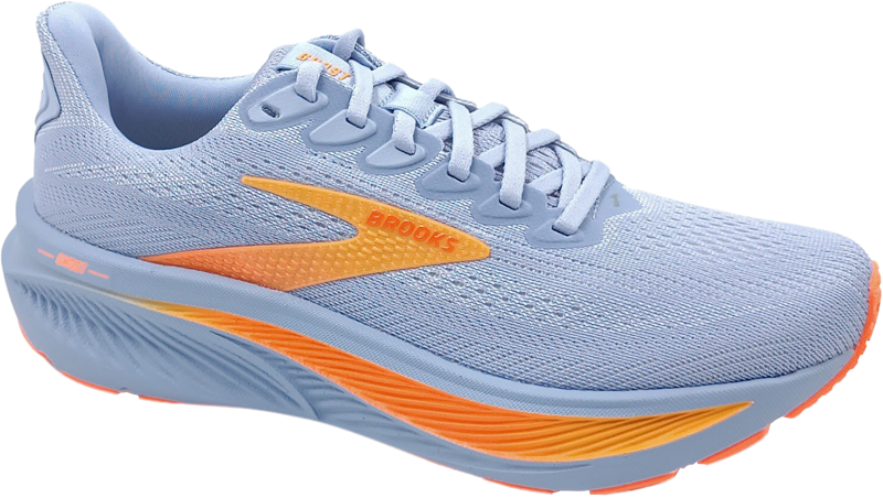 Brooks Ghost 17  blue heron/white/orange