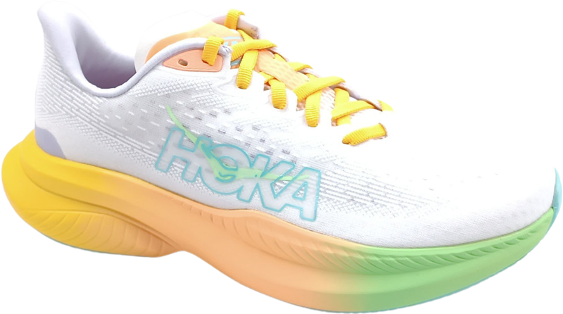 Hoka Mach 6  frost/starlight glow