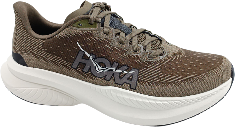 Hoka Mach 6 antique olive/ truffle salt