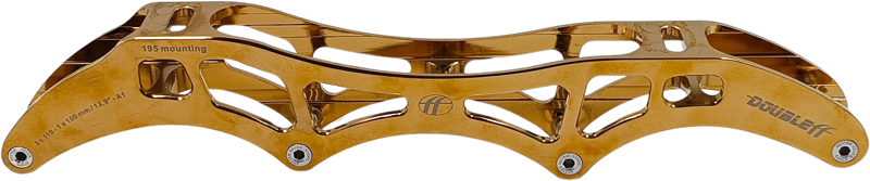 DoubleFF 12.9" 3x110-1x100 195mm gold