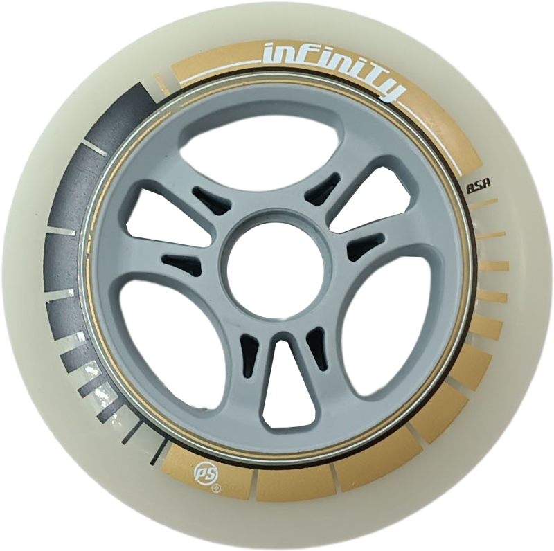 Powerslide infinity 110 gold (set of 8)