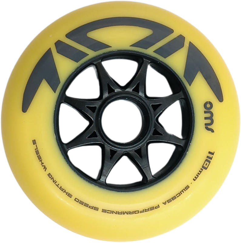 Oms 110mm geel (set van 8 stuks)