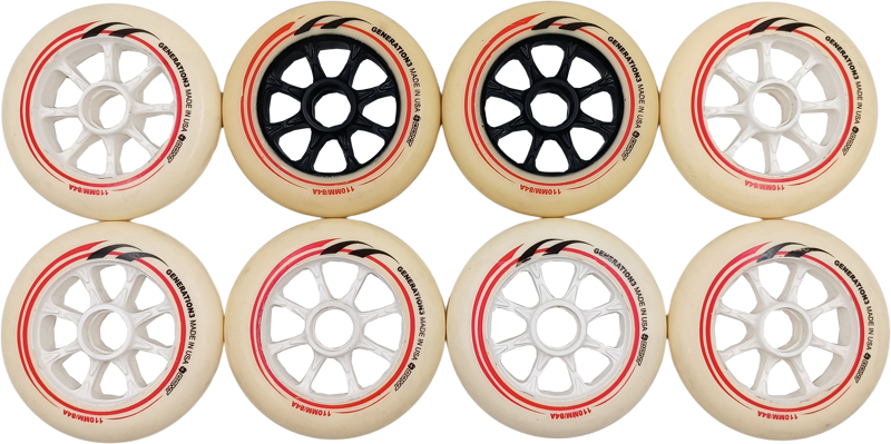 Bont Generation 3 110mm (set van 8 stuks)