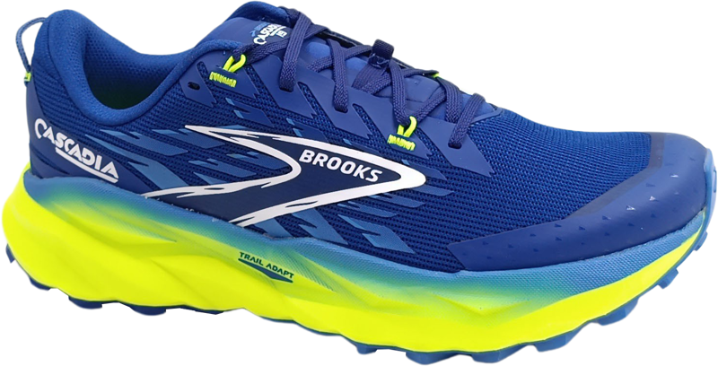 Brooks Cascadia 19 surf the web/nightlife/white [WIDE]