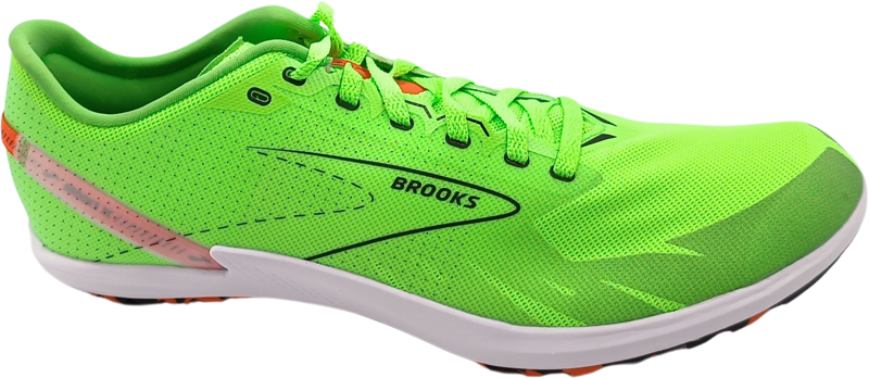 Brooks Draft XC green gecko/red orange/white