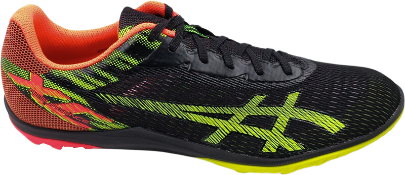 Asics Resurgence XC Spikes black/safety yellow [unisex]