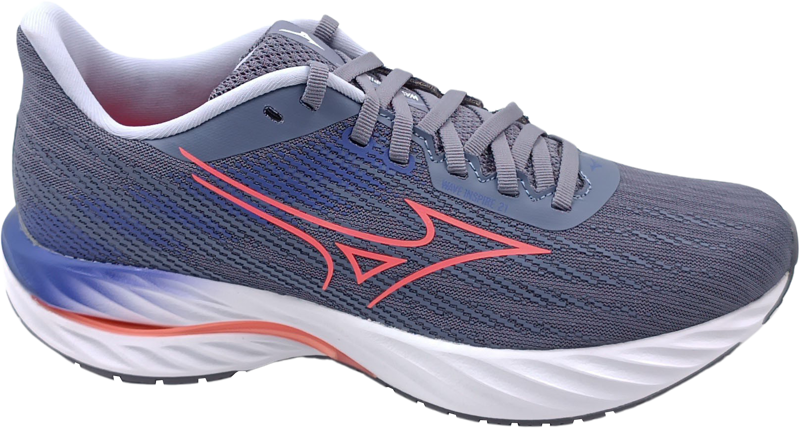 Mizuno Wave Inspire 21 blue granite/striking coral/iris bloom