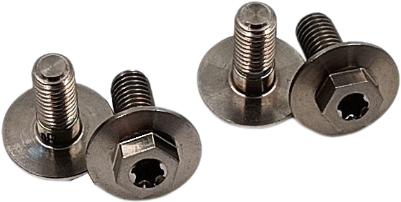 StayBent titanium shoe fastener set