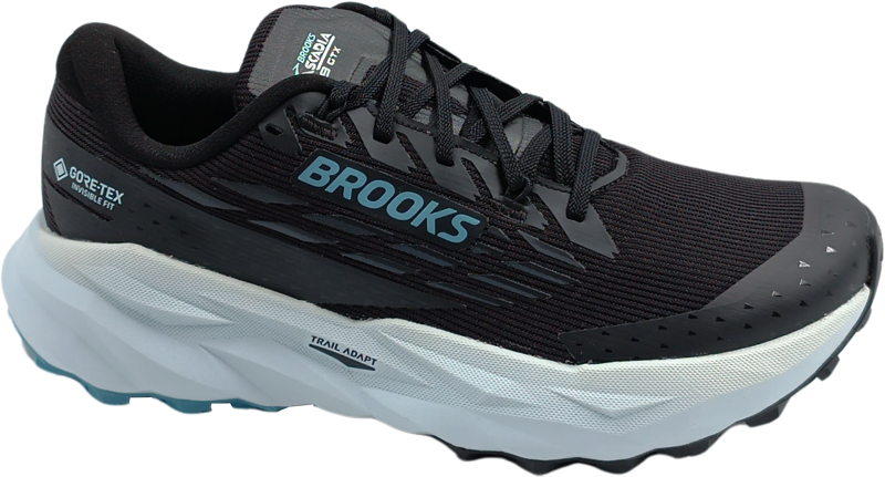 Brooks Cascadia 19 GTX  black/ebony/blue flower
