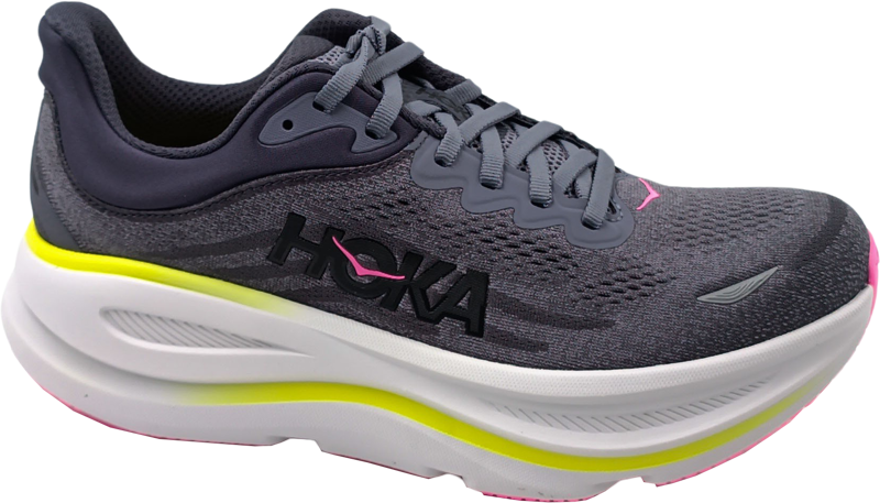 Hoka Bondi 9 charcoal grey / grey skies