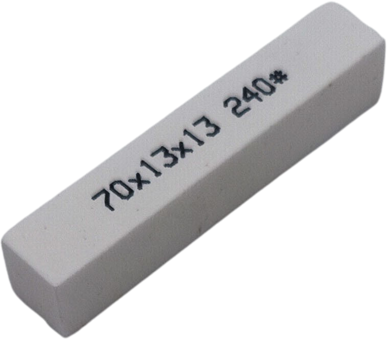 Nice deburring stone 4 sides white