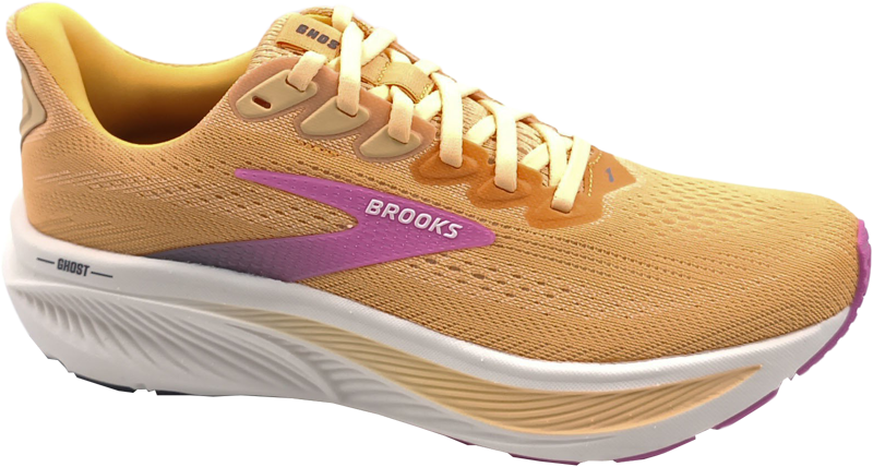 Brooks Ghost 17 apricot/grey/pink