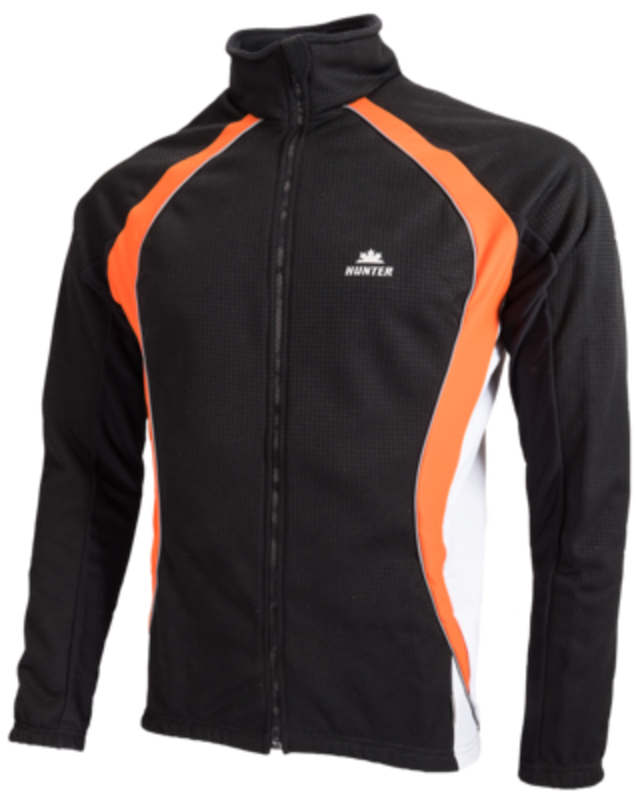 Hunter Windtex Jacket black/ Orange / Grey