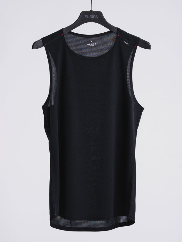 Fusion mens Run singlet black