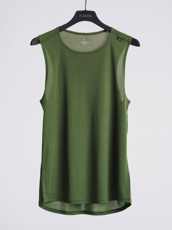 Fusion mens Run singlet green