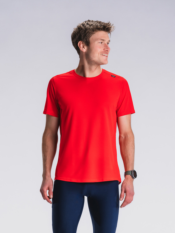Fusion mens Run t-shirt red