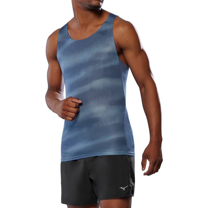 Mizuno DryAeroFlow Graphic Tank citadel