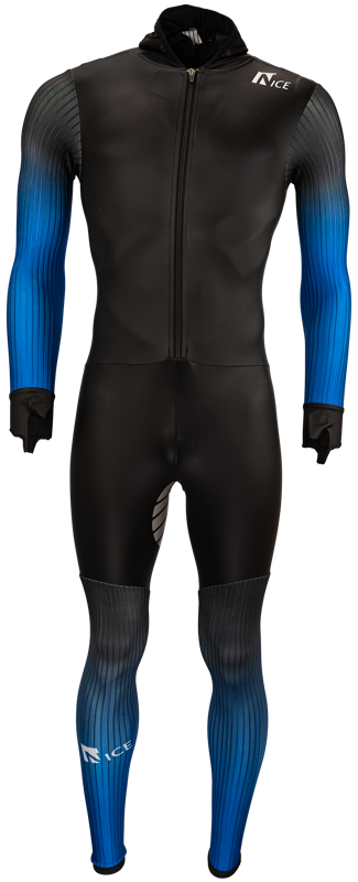 Nice Gummi-Speed-Anzug 2.0 schwarz/blau