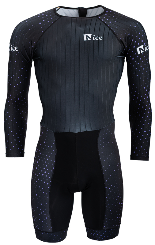 Nice skeelerpak purple dots long-sleeve