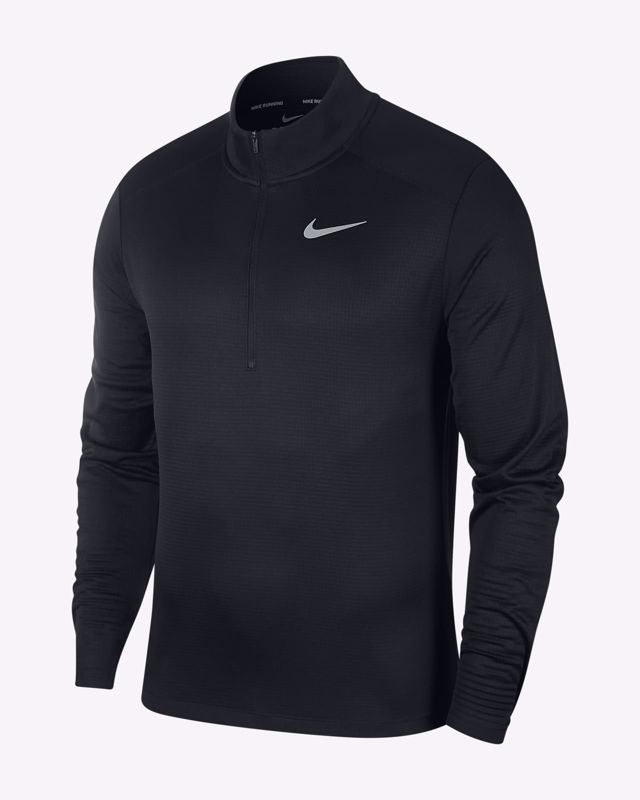 Nike Running top 1/2 zip black