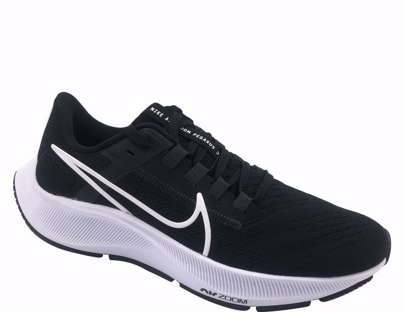 Nike Women's Air Zoom Pegasus 38 Black/White-Anthracite-Volt
