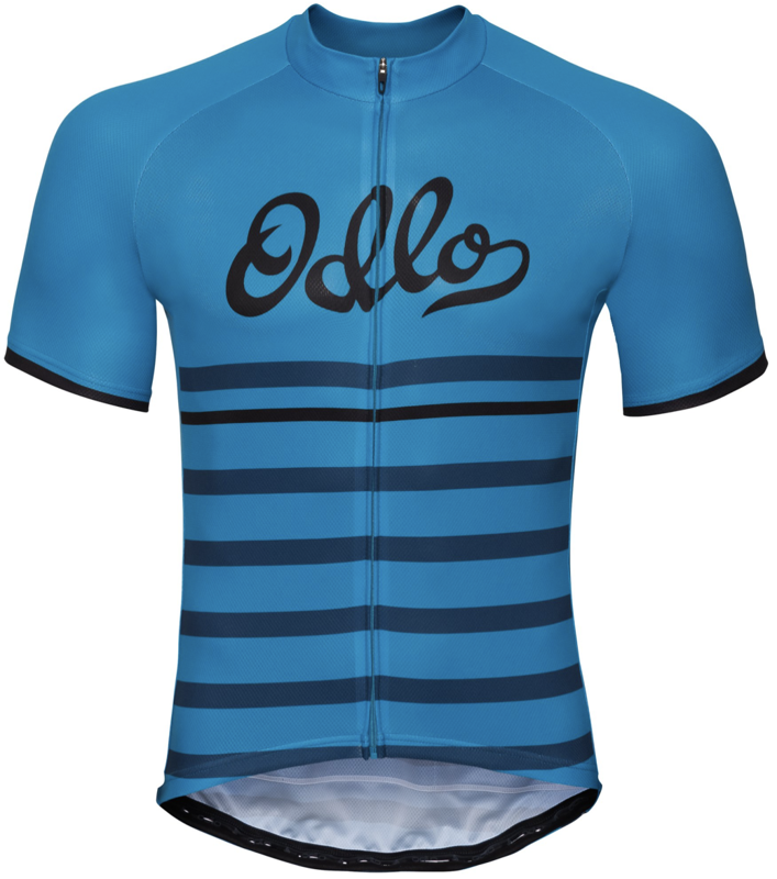 Odlo Wielershirt s/u collar s/s full zip EL Cycling