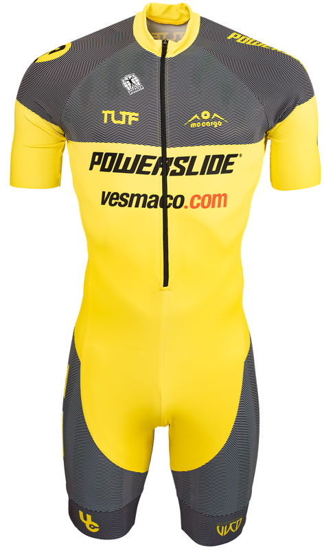 Powerslide inline skating suit Team yellow