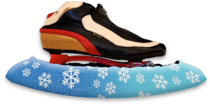 Schaatshoes IJskristallen Turquoise