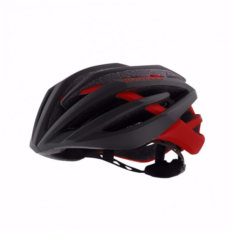 Rogelli Tecta Cycling Helmet zwart/rood