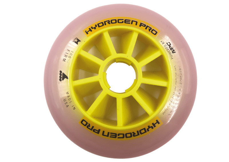 Rollerblade Hydrogen Pro 100mm salmon/yellow
