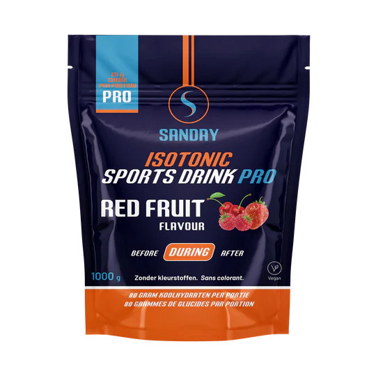 Sanday isotonic sports drink pro red fruit 1000g