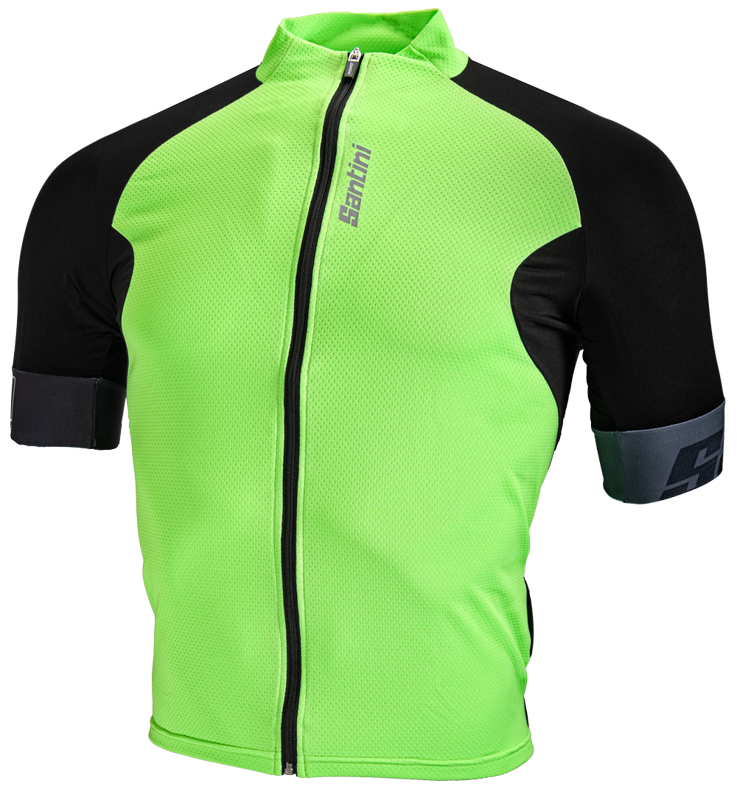 Santini Cycleshirt Short Sleeve Cool Zero Eco-Friendly Green