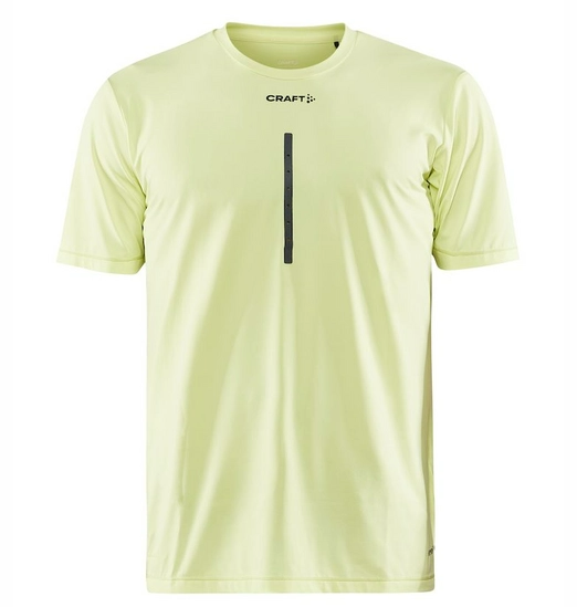 Craft adv charge ss tech tee men giallo