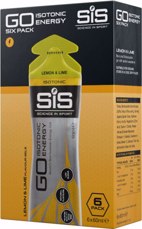 Sis Go Isotonic Energy gel SIX pack Lemon