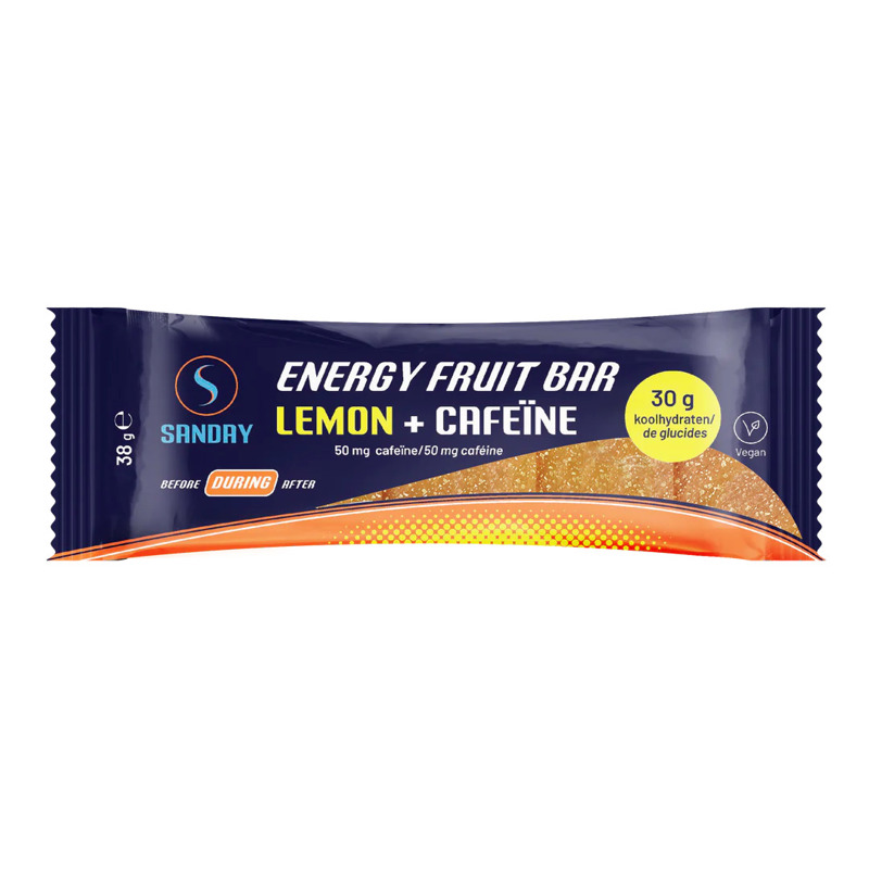 Sanday energy fruit bar lemon + caffeïne - 12