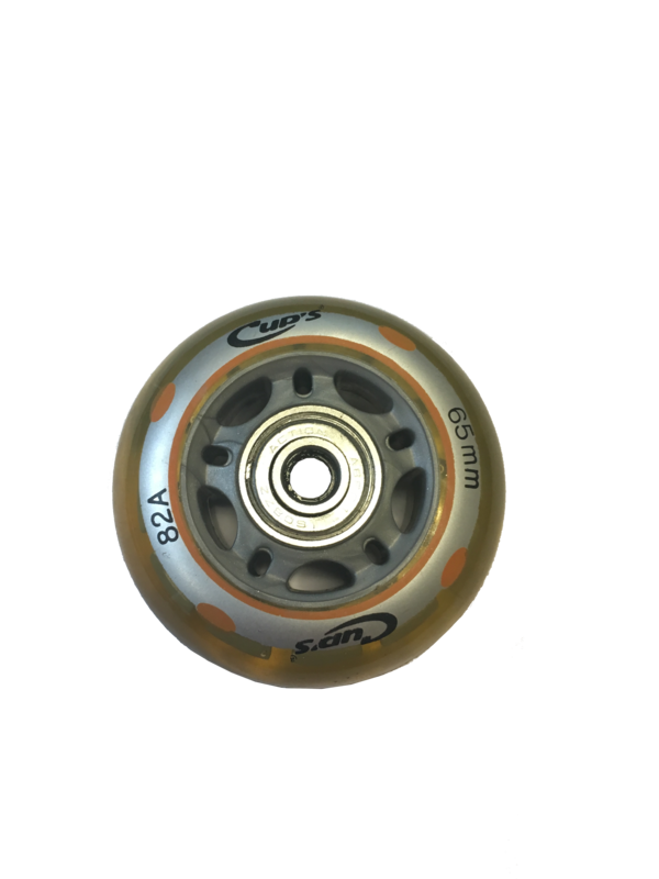  roue, y compris les roulements-82A-65mm