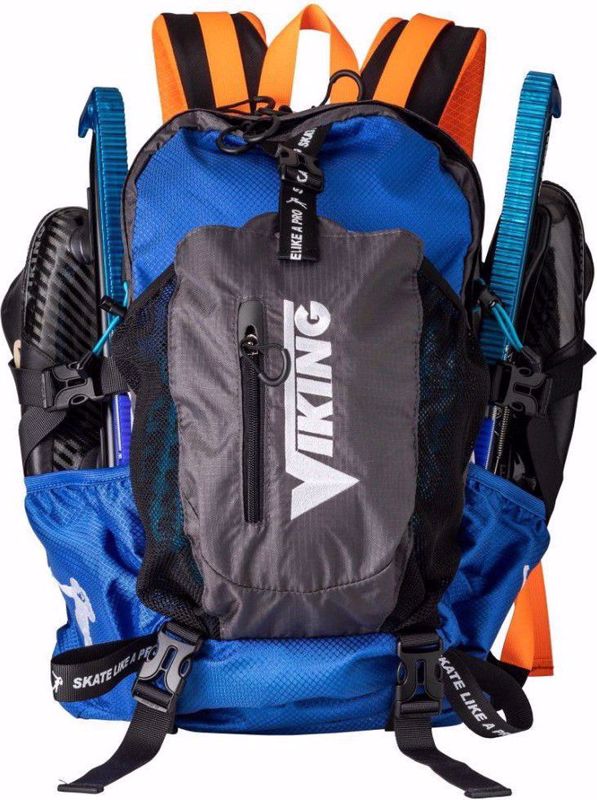 Viking Backpack blue/orange/silver