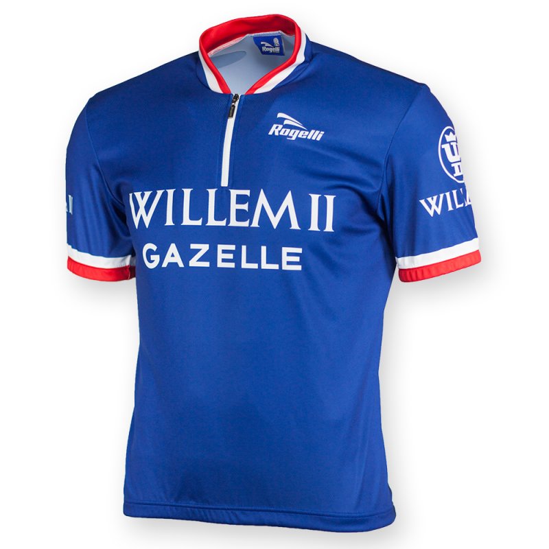 Rogelli Retro Willem II wielershirt kortemouw