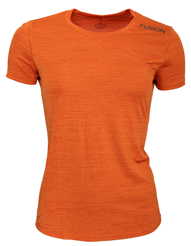 Fusion womens C3 t-shirt orange