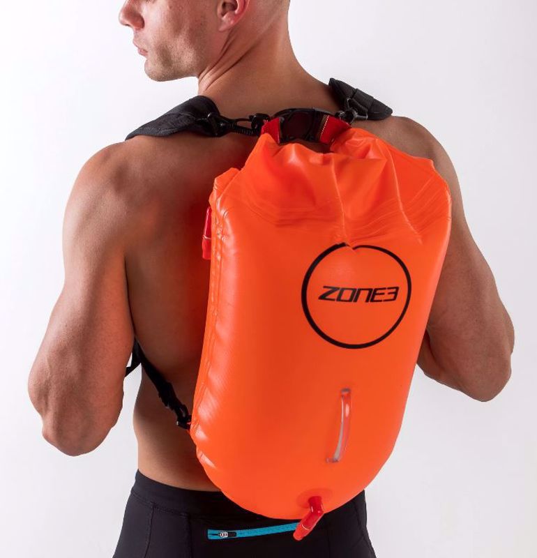 Zone3 Backpack swim safety buoy&dry bag 28L