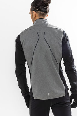 Craft Sharp Softshell Jacket Men DK Grey Melange/Black