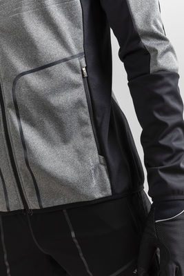 Craft Sharp Softshell Jacket Men DK Grey Melange/Black