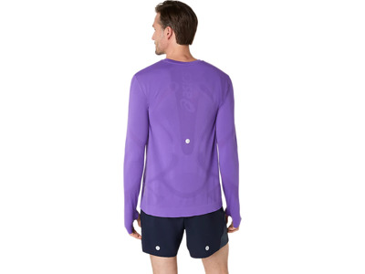 Asics road seamless ls top men edo purple