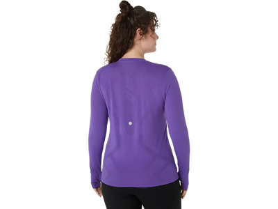 Asics road seamless ls top women edo purple